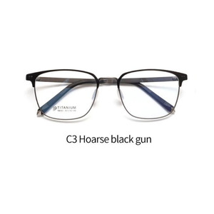98003 Monturas Ópticas Retro Vintage para Gafas Graduadas, Gafas de Negocios de Alta Gama, Montura Completa de Titanio - Product Image 5