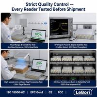 Lector RFID de Alta Frecuencia ISO15693 de Alta Potencia con Ethernet RS232 para Gestión de Chips