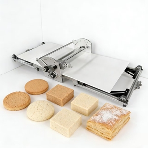 เครื่องทำแป้งพัฟแบบมือหมุน รุ่นกะทัดรัดสำหรับใช้ในครัวเรือน แบบตั้งโต๊ะ ใช้งานด้วยมือ สำหรับทำครัวซองต์และทาร์ตไข่ - Product Image 4