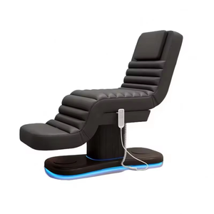 Lettino da Massaggio Elettrico Curvo di Lusso a 3 Motori per Estetica Trattamenti Viso ed Extension Ciglia Colore Oro - Product Image 5