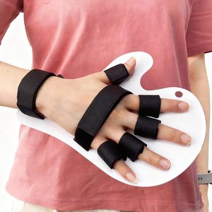 Attelle orthopédique pour main, <span class=keywords><strong>poignet</strong></span> et paume Hemplegia – Orthèse de soutien et de rééducation avec séparateur d'index et fixation des doigts - Product Image 1