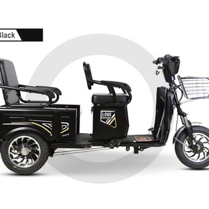 Tricycle électrique cargo en gros 800W à carrosserie ouverte, scooter à 3 roues pour femme âgée - Product Image 3