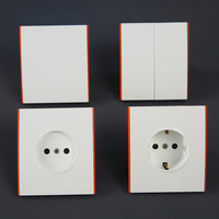 Interrupteurs Muraux Européens à Bouton Poussoir, Nouveau Design 2025, Norme UE, Montage Encastré, 10A 250V, Fourniture Directe Usine en Gros
