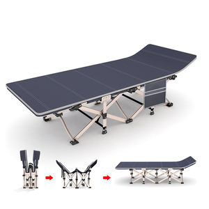 ポータブル折りたたみ式昼寝ベッドオフィスケアベッドビーチキャンプコット多機能ラウンジチェア - Product Image 5