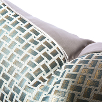 Housse de coussin en treillis de luxe moderne 30x50cm 45x45cm taie d'oreiller Jacquard de haute qualité taie d'oreiller lit chambre canapé décor à la maison