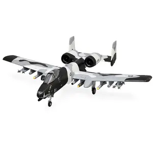 FMS Twin 70mm EDF A-10 Thunderbolt II V2 PNP High Speed RC Fighter Jet with Upgraded 80A ESCs and Metal Gear Servos