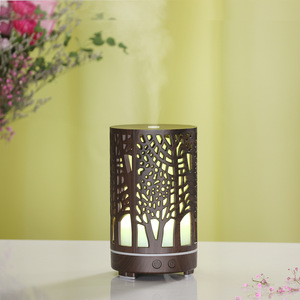Difusor de Aroma con Apariencia de Madera YX-127, Alimentado por USB, Capacidad de 0.5L, para Uso Doméstico, con Luz y Función de Temporizador - Product Image 3