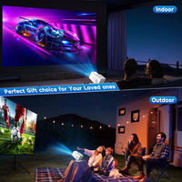 Proyectores inteligentes de videojuegos para cine en casa, Mini proyector portátil WIFI Android, proyector 4K Full Hd LED para exteriores, teléfono móvil, TV