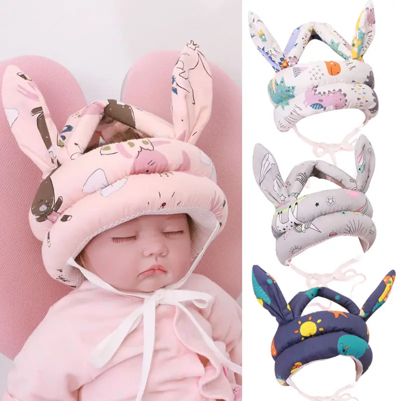 Wholesale Cute Baby Infant Safety Adjustable Kid Helmet Infant No Bumps Protection Hat