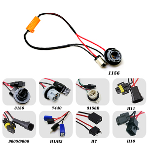 Phụ Kiện Xe Hơi Tự Động Hệ Thống Chiếu Sáng Sương Mù Ánh Sáng Đèn Pha Điện trở Bộ Giải Mã <span class=keywords><strong>LED</strong></span> 50W Tải Điện trở Với Ổ Cắm - Product Image 2