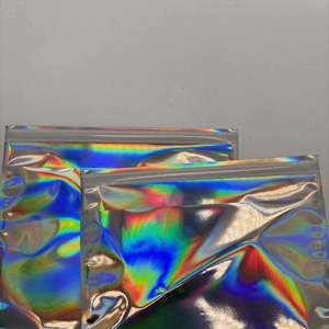 Enveloppe d'expédition en poly holographique avec logo personnalisé pour sweats à capuche, sac d'expédition laser, taille S M L, polymailer d'expédition - Product Image 2