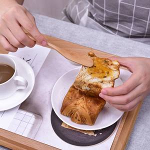 수제 일본 미니 천연 대나무 나무 땅콩 나무 치즈 버터 나이프 스프레더 - Product Image 4