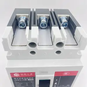 Gran oferta disyuntor electrónico de caja de plástico de baja tensión de alta sensibilidad Serie 125A