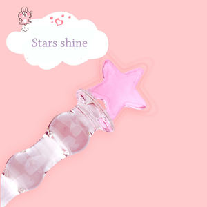 Sekschloodo गुदा सेक्स खिलौने बोरोसिलिकेट पाइरेक्स वंड हृदय आकार क्रिस्टल ग्लास महिलाओं के लिए - Product Image 3