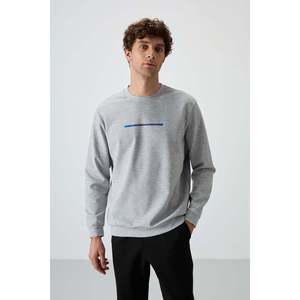 Ensemble de survêtement pour homme en coton noir épais et doux, imprimé, coupe confortable - 85239 - Melange/noir - Product Image 3