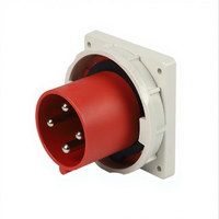 Prise électrique industrielle HFE IP67 5p 63A 415V CE pour panneau de connexion standard IEC