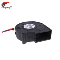 Yüksek performanslı turbo hava fanı 9330 93x93x30mm 12V 24V küçük DC su geçirmez sessiz santrifüj fan