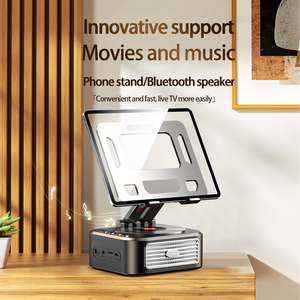 ใหม่ 3-in-1 อเนกประสงค์สำหรับลำโพง ระบบเสียงเพลง แท็บเล็ต iPad ขาตั้ง พาวเวอร์แบงค์ อุปกรณ์เสริมลำโพง สำหรับการเรียนรู้แบบสด - Product Image 2