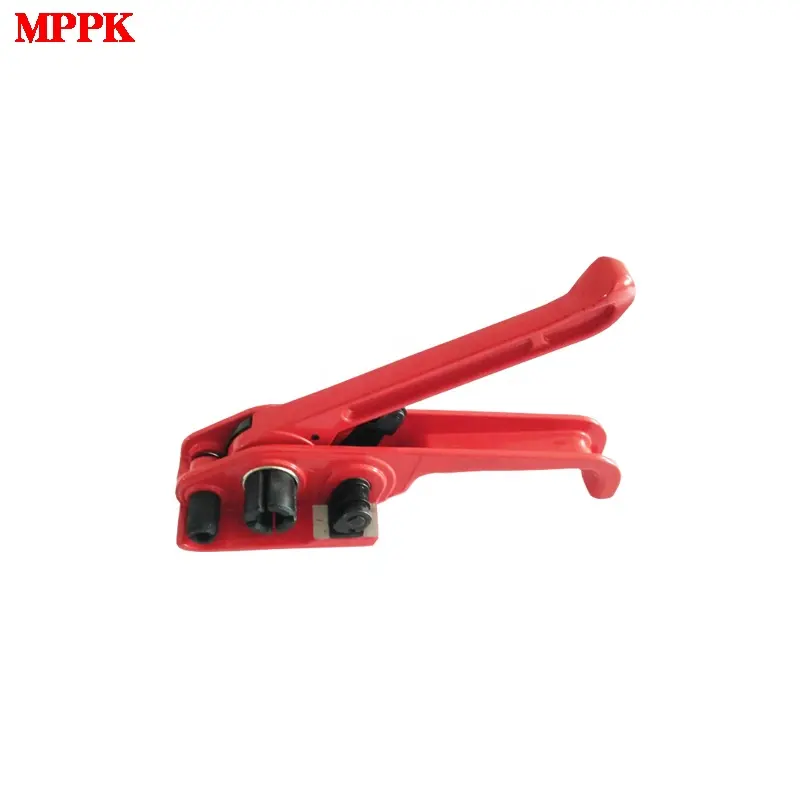 Hardware MPPK H19 Small Red Hand Manual 13 - 19mm PP PET Plastic Tensioner Strapping Tool