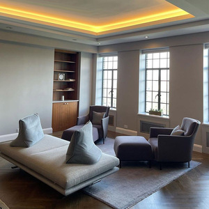 Canapé-lit <span class=keywords><strong>italien</strong></span> en forme de L au design moderne canapés de salon en bois canapé d'angle sectionnel pour la maison meubles de salon - Product Image 5