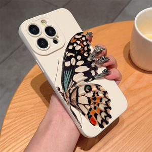 Funda <span class=keywords><strong>de</strong></span> teléfono <span class=keywords><strong>de</strong></span> TPU con diseño <span class=keywords><strong>de</strong></span> mariposa a color y orificio para cámara profesional, compatible con <span class=keywords><strong>iPhone</strong></span> 11 12 13 14 15 16 Pro Max - Product Image 2