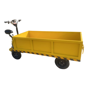 Electric <strong>Flat</strong> Transport Vehicle Used Golf <strong>Cart</strong> Rear Seat Electric Cargo Trolley - Product Image 1