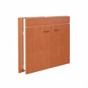 Mueble Plegable de 2 Puertas para Debajo del Fregadero, 80x50 cm, con Superficie de Acero Inoxidable, Almacenamiento para Cocina - Product Image 3