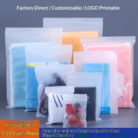 Sacs Ziplock CPE Personnalisés en Plastique Givré Transparent Anti-Odeur Refermables avec Logo pour Vêtements et Emballage