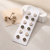 Magnet Hijab Datar Anti Tembus Cahaya, Penjepit Pengikat untuk Hijab Instan Bahan Modal Jersey, Syal Sutra, Kerudung Muslimah Wanita