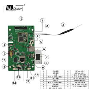 Pantalla LCD Capacitiva de 7 Pulgadas, Personalizable, Kits de Desarrollo ESP32-P4, Procesador de Doble Núcleo ESP32-C6, Pantalla Táctil LCD de 7 Pulgadas - Product Image 2