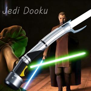 <span class=keywords><strong>Sabre</strong></span> laser réaliste à poignée métallique LED RVB pour Jedi, <span class=keywords><strong>sabre</strong></span> de <span class=keywords><strong>Dooku</strong></span>, changement de couleur infini, idéal pour le jeu, le cosplay, les fêtes et comme cadeau - Product Image 1