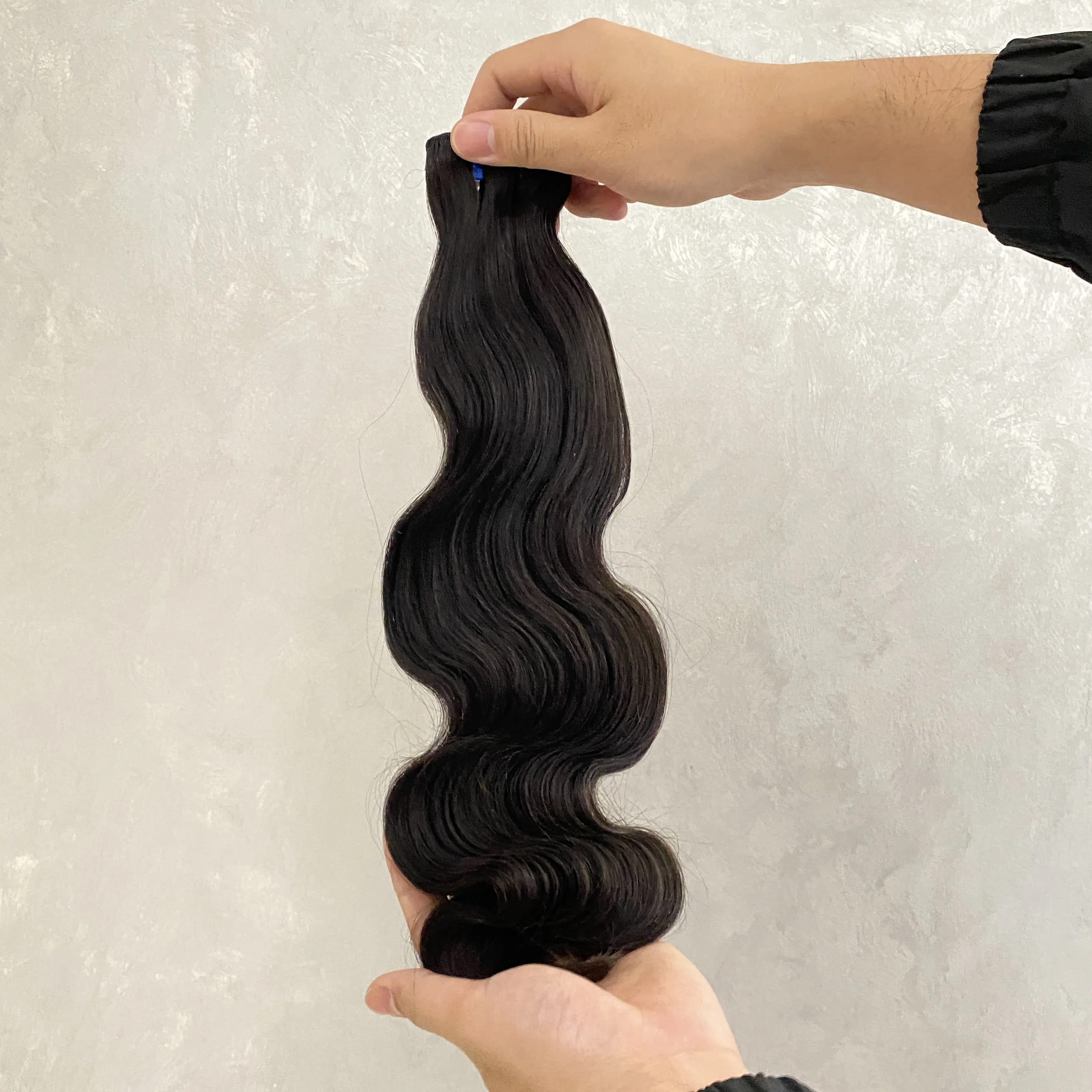 Vente en gros de Ghrehair de haute qualité Cabelo Humano Body Wave Paquet de cheveux vierges Double extension de paquet de cheveux bruts pour les femmes