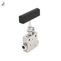 Vanne à aiguille SS316 à très haute pression 20000psi de marque Hongji 3/8 "OD