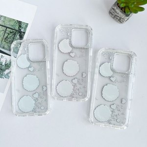 Hoa long lanh hoa thật sang trọng mới bán buôn đầy màu sắc chất lượng chống sốc Epoxy TPU khô cao trở lại mô hình điện thoại di động trường hợp - Product Image 3