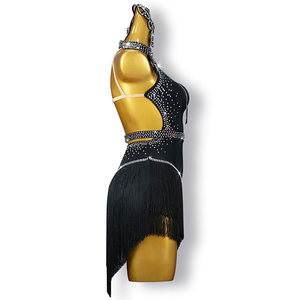 Women's Performance Wear Elegant Rhinestone Latin <strong>Dance</strong> <strong>Dress</strong> for Stage <strong>Ballroom</strong> Dancewear Costume - Product Image 3