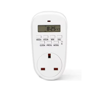 ManHua 16A 230VAC 168 Saatlik Takılabilir Elektronik Mini Dijital Zamanlayıcı Anahtarı TG-44EL 20 Açma 20 Kapama Pil Şarj Edilebilir Priz