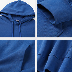 Sweat-shirt pour homme en coton pur doublé de polaire, coupe ample, à porter au quotidien, automne-hiver - Product Image 1