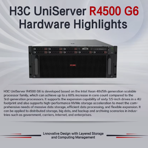 Serveur UniServer R4500 G6 4U en rack avec 3 cartes de contrôle de stockage haute performance - Product Image 5