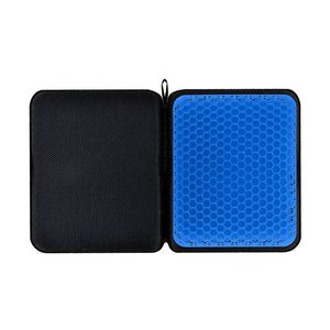 Coussin de siège rafraîchissant carré en TPE avec mémoire de forme et oreiller en gel tissé en nid d'abeille pour voitures - Product Image 1
