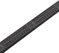 PDU de support de surveillance intelligent haute densité avec 48 prises C13 et 12 prises C19