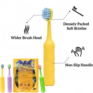 Cepillo de Dientes para Bebés de Alta Calidad al por Mayor, Cepillo de Dientes para Niños con Cabezal Ancho en Caja Colorida para una Limpieza Profunda - Product Image 3