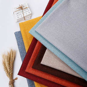 Thick Linen Style Sofa Textile Cotton Linen Cloth For Cushion Pillow Tablecloth Household Upholstery - Product Image 2
