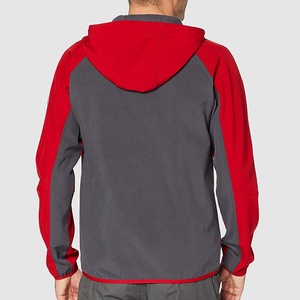 <b>Men's</b> Black Hooded Fleece <b>Jacket</b> <b>Half</b> <b>Zip</b> Casual Quick Dry Polyester Slim Fit Autumn Outerwear - Product Image 6