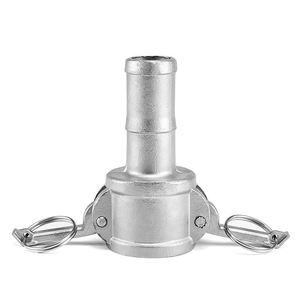 Raccord rapide poli de qualité alimentaire, type C, pour tuyau, tête femelle, filetage pour tuyau d'eau haute pression - Product Image 1