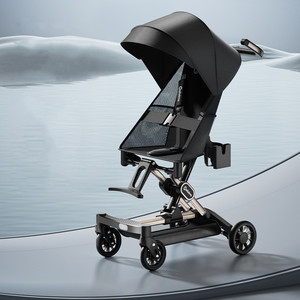 <span class=keywords><strong>Carrito</strong></span> de Bolsillo Portátil de Alta Calidad, Marco de Aleación de Aluminio, Cuatro Ruedas, Diseño Plegable Tipo Paraguas, Carga de 20 kg, para Bebés de 0 a 3 Años - Product Image 6