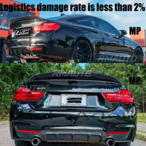 Alerón Trasero Estilo PSM de Fibra de Carbono Negro Brillante para BMW Serie 4 F32 F33 F36 M4, Accesorios de Tuning Exterior - Product Image 2