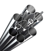Tuyaux soudés en acier inoxydable, grades 317L et 409L, surface brillante, finition 2B, type ERW, normes DIN EN