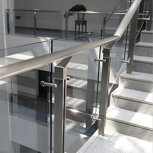 Sistema di Ringhiere in Acciaio Inox 304 316 dal Design Moderno <span class=keywords><strong>per</strong></span> Balconi e Scale, Soluzione <span class=keywords><strong>per</strong></span> Balaustra in Vetro Lucidato a Specchio - Product Image 6