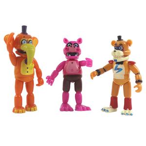 Figuras DE ACCIÓN Tytopone de calidad premium Five Nights At <span class=keywords><strong>Freddys</strong></span>, figura de acción, muñeca de PVC 3D, 8 piezas, un conjunto de muñecas Freddy con luz flash - Product Image 3
