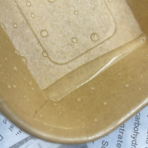 Récipient alimentaire à emporter Papier kraft étanche Emballage alimentaire rectangle Revêtement étanche sans agents fluorescents - Product Image 6